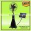 UNIELEK new product!! Battery operated solar water rechargeabel mist fan UNI-406 price