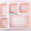 1100ml 5 compartment microwave safe plastic disposable bento box /takeaway lunch box