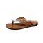 Brown Quality leather 100% handmade men slippers