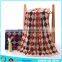 100% natural cotton yarn-dyed plaid woven bath towel custom design plaid bath towel