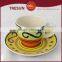 12pcs. Drinkware handpainted cup and saucer, ceramic cup and saucer