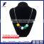 2016 hot sale ellipse beads necklace new style silicone jewelry chain necklace