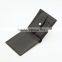 custom fashion black genuine leather wallet for men