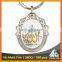 Free mould fee silver metal digital printing Middle East Islam custom key holder