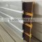 12" width PVC foam slatwall panel ,storage wall panle, PVC wall hanging panel ,PVC display slatwall claddings