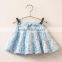 2016 wholesale custom summer new fashion three color short girls skirts, kids skirts for girls
