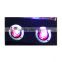 Double 10 inch karaoke bluetooth lighting amplifier speaker with EQ