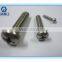 Cross recessed raised countersunk head screws