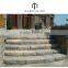 outdoor granite stone semi circular front steps