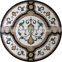 Hotel image wall decoration marble medallion backing aluminum