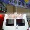 Vehicle mount high mast light tower pneumatic telescopic lighting system nite scan