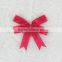 gold pre-tied satin ribbon bow with elastic loop gift packaging/magnificent satin ribbon bow/pre made mini satin ribbon bow
