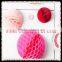 2015 wholesale field handmade decor crafts tissue paper honeycomb ball