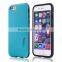 Guangzhou Factory Price Fashion Cell Phone Case Cover TPU+PC Gloss Finish 10 Color mobile phone shell For iPhone 6 / 6S Plus