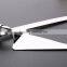 zinc alloy wedding cake knife and server with crystals