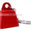 Small cow bell Keychain in custom color with logo printing for promo as gift