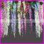 wedding and christmas decoration artificial fabric wisteria new products 2016