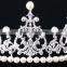Yiwu Factory Directly Elegant Queen Crown Large Bridal Rhinestone Pageant Bridal Wedding Tiara