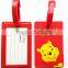 PVC Luggage Tags Manufacture Animation Printed Cute Bag Tags Wholesale