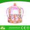 Lonton Horse Carousel Mini Merry Go Round Mini Children Amusement Rides