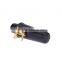 Sax Saxophone Mouthpiece Plastic with Cap Metal Buckle Black