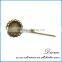 Retro dubai antique brass jewelry findings pin