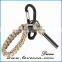 Army tactical outdoor survival paracord key chain with firestarter bar