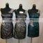 Sexy backless sleeveless latest fashion lace girls party dresses 8026