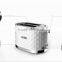 2-slices diamond design electric plastic toaster/CE, CB, GS, ROHS, EMC, LFGB certificates
