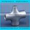 China Manufacturer pipe fittings ,stainless steel pipe fittings Tee/ Cross with High quality