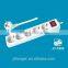Hot Sale High Quality 3 Way Switch Extension Socket Power Strip GS CE 16A 220V China Socket