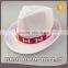Vintage Cheap Straw Man Trilby Fedora Men Beach Straw Hat with Custom Logo