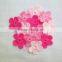 Crochet Pink Flowers Appliques,Embellishment,Cards,Mix,Multicolor