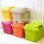 Colorful clothes storage box