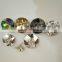 New products excellent quality 20mm black crystal rhinestone button 2016