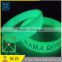 Nice designed colorful custom made silicone bracelet glow in the dark wristband