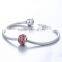 D171A GW 100% 925 silver antique charm,red enamel beads for sale