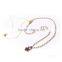 Multifunctional black or pink fashionable wired bluetooth necklace headset