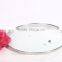 G type colorful tempered glass lid for cooking pan