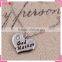 Stainless Steel Chain Necklace With Heart Pendant, God Mother Letters Necklace Wholesale