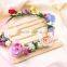 BOHO Style colorful flower floral hairband headband, flower bride tiara