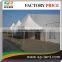 Best quality combined high peak wedding tent wholeslae with carpet and linings decoration