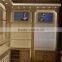 accessories display cabinet, wood store furniture, wall mounted display showcase