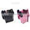 Nice quality 12 pieces black/rose red goat hair face brush set makeup brushes
