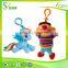High quality colorful bear baby keychain pet plush toy for wedding flower