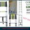 2m 7 steps EN131 extension telescopic aluminium ladder