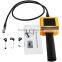 Industrial Endoscope 2.4 inch TFT LCD Video Borescope Car Pipe Inspection 10mm Camera 180 degree Rotation Snakescope 2 LED