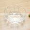 Maple leaf glass bowl kitchenware glass bowl clear glass bowl with stem microwave glass bowl