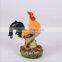 Decorative new year rooster resin rooster figurine