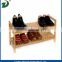 Bamboo shoe rack